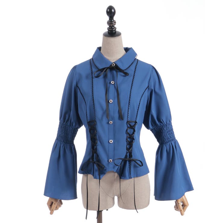 フレア袖レースアップブラウス | axes femme | 詳細画像6 