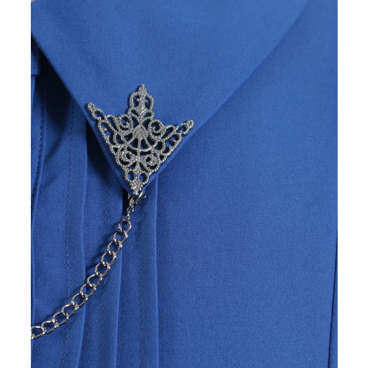 襟金具フィッシュテールブラウス | axes femme | 詳細画像14 