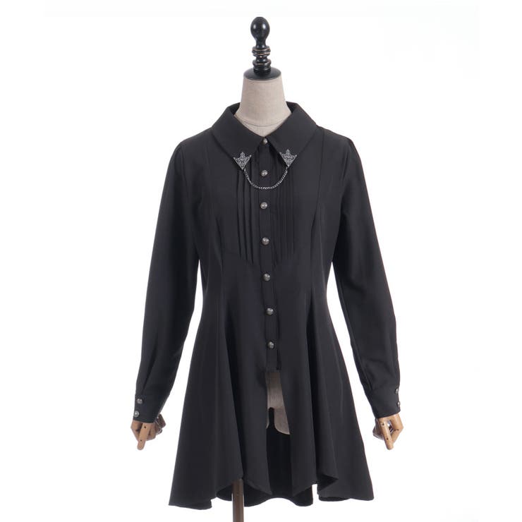 襟金具フィッシュテールブラウス | axes femme | 詳細画像25 