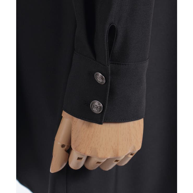 襟金具フィッシュテールブラウス | axes femme | 詳細画像30 