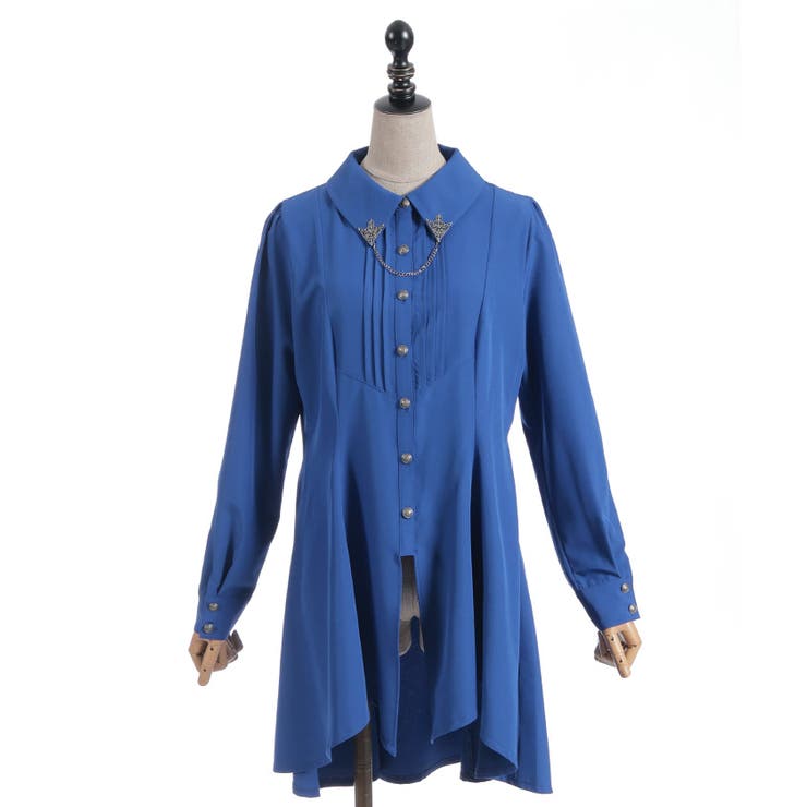 襟金具フィッシュテールブラウス | axes femme | 詳細画像9 