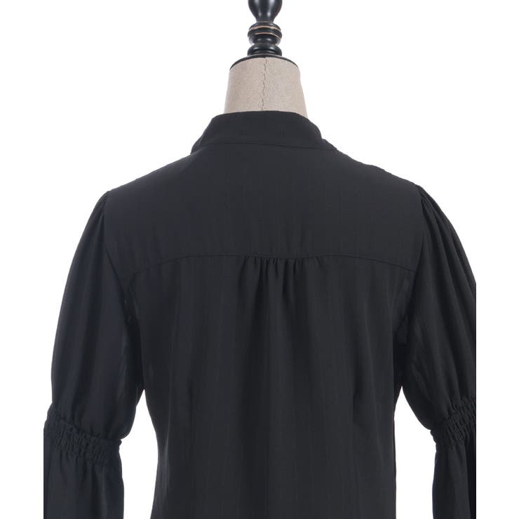 シャーリングボウタイブラウス | axes femme | 詳細画像13 