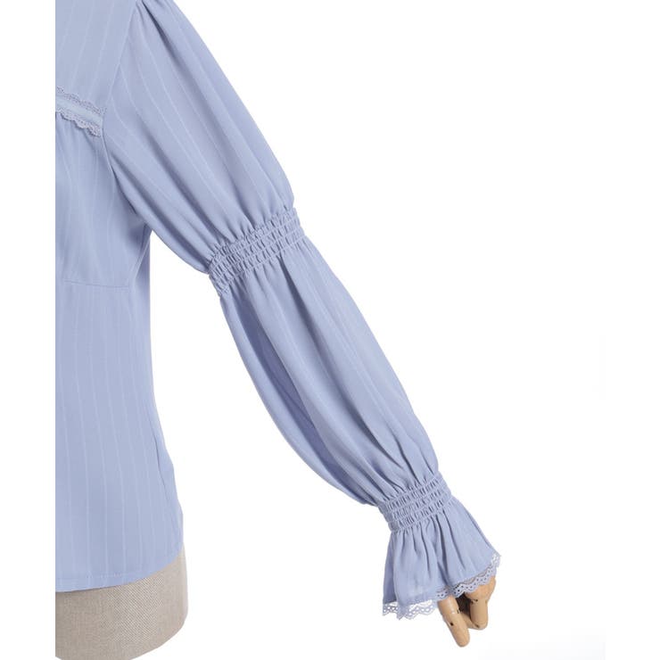 シャーリングボウタイブラウス | axes femme | 詳細画像21 