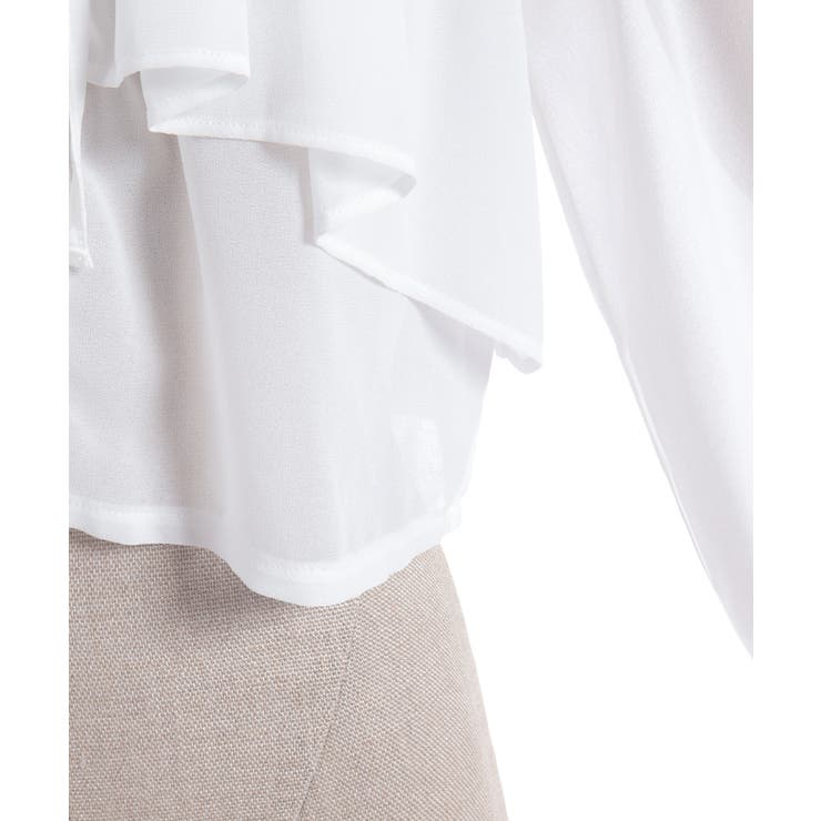 オフショルシフォンブラウス | axes femme | 詳細画像18 