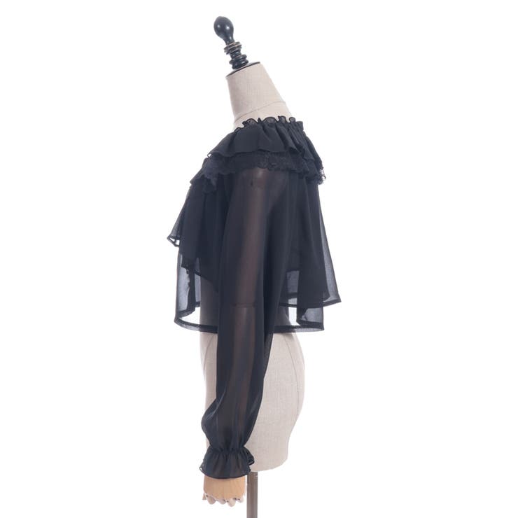 オフショルシフォンブラウス | axes femme | 詳細画像23 