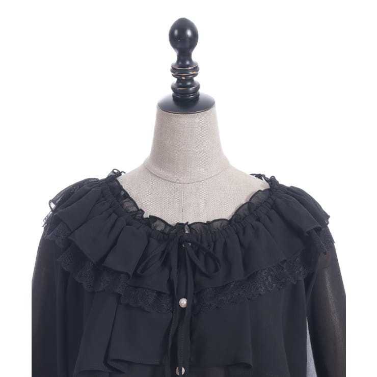 オフショルシフォンブラウス | axes femme | 詳細画像25 