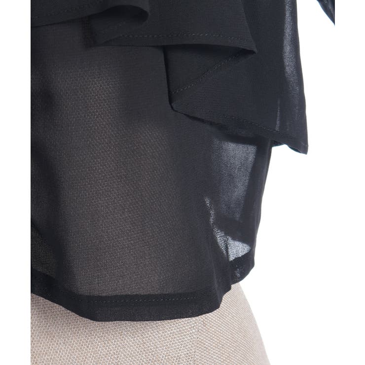 オフショルシフォンブラウス | axes femme | 詳細画像26 