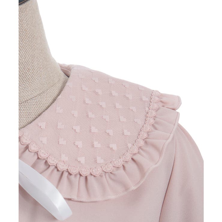 ハートチュールビッグ襟ブラウス | axes femme | 詳細画像28 