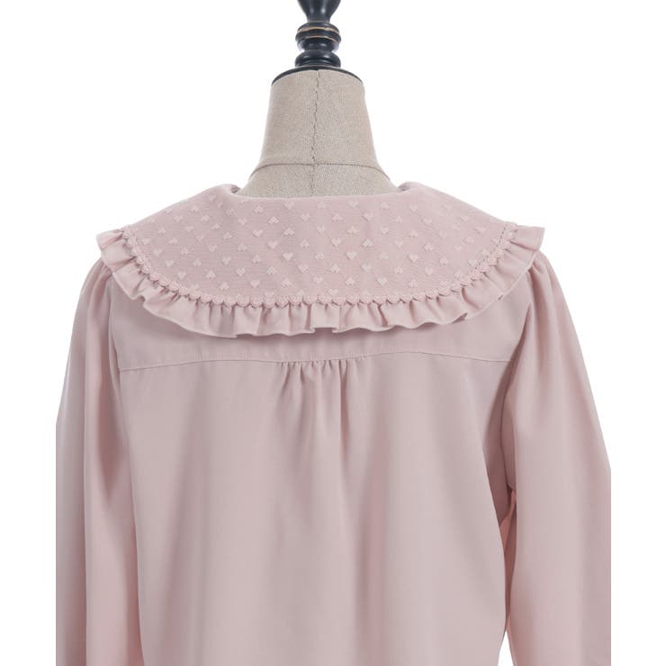 ハートチュールビッグ襟ブラウス | axes femme | 詳細画像29 