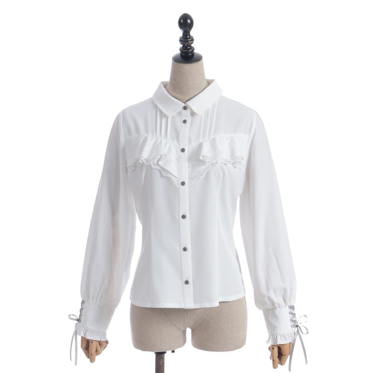 2WAYストライプタイ付ブラウス | axes femme | 詳細画像14