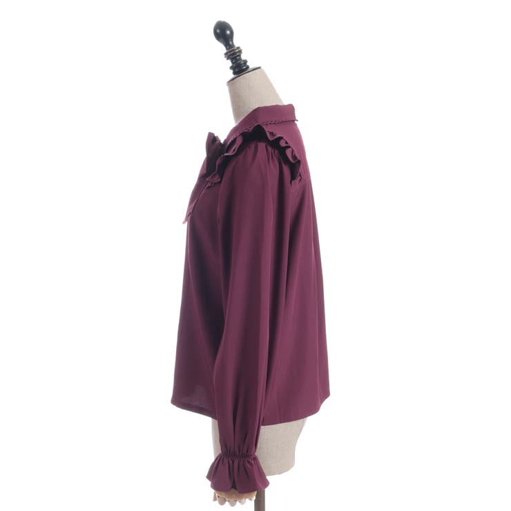 ビッグリボン付き丸襟ブラウス | axes femme | 詳細画像13 