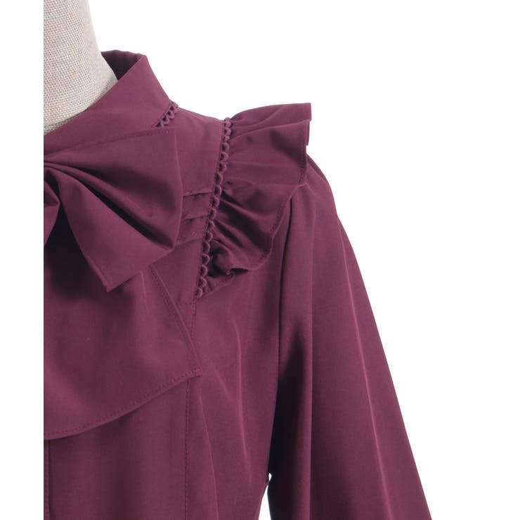 ビッグリボン付き丸襟ブラウス | axes femme | 詳細画像17 