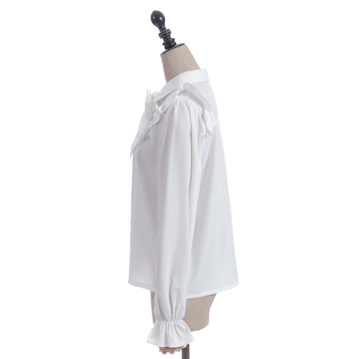 ビッグリボン付き丸襟ブラウス | axes femme | 詳細画像20 