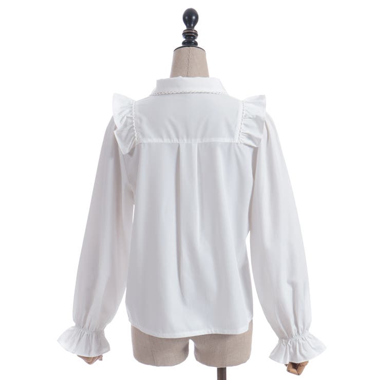 ビッグリボン付き丸襟ブラウス | axes femme | 詳細画像21 