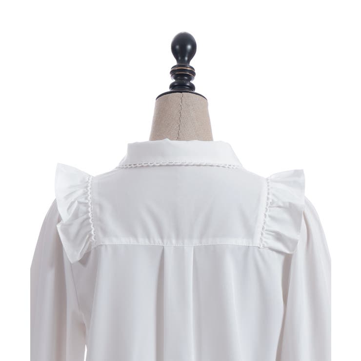 ビッグリボン付き丸襟ブラウス | axes femme | 詳細画像24 