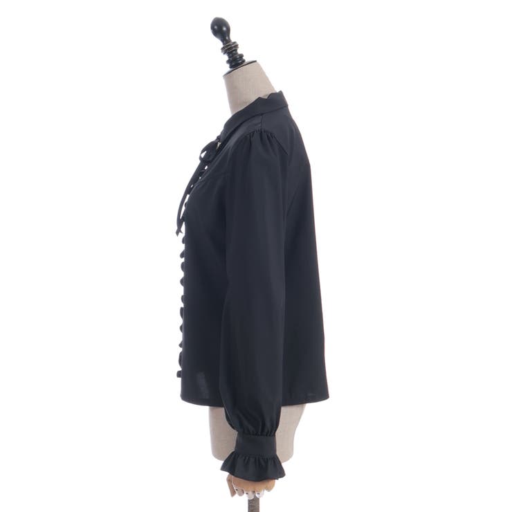 金具使い襟ブラウス | axes femme | 詳細画像12 