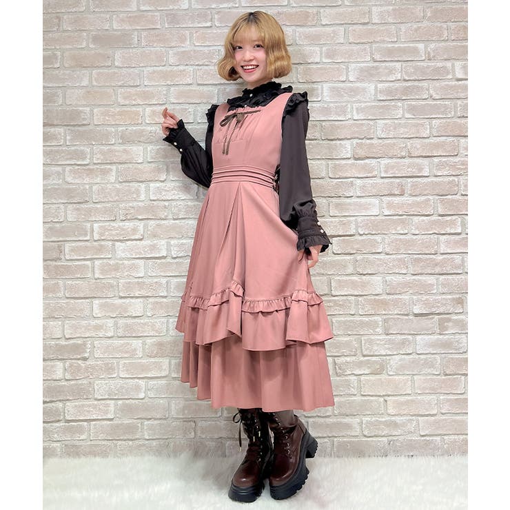 スタンドカラーフリルブラウス | axes femme | 詳細画像10 