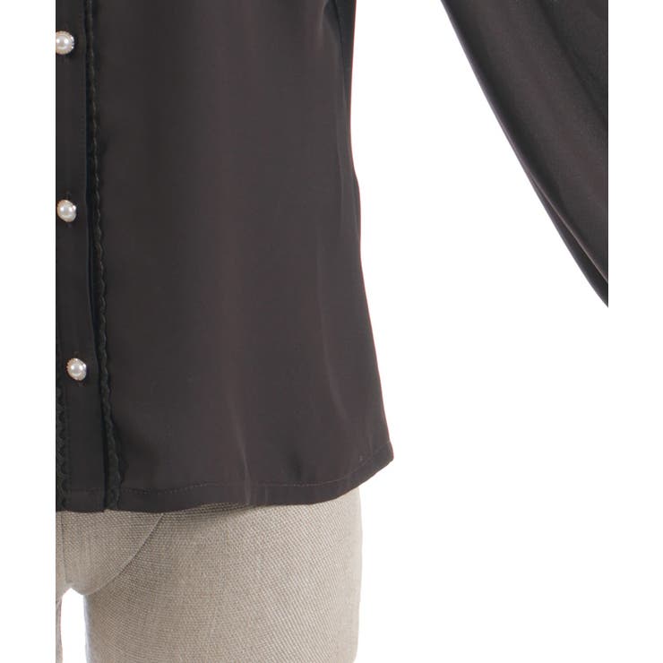 スタンドカラーフリルブラウス | axes femme | 詳細画像21 