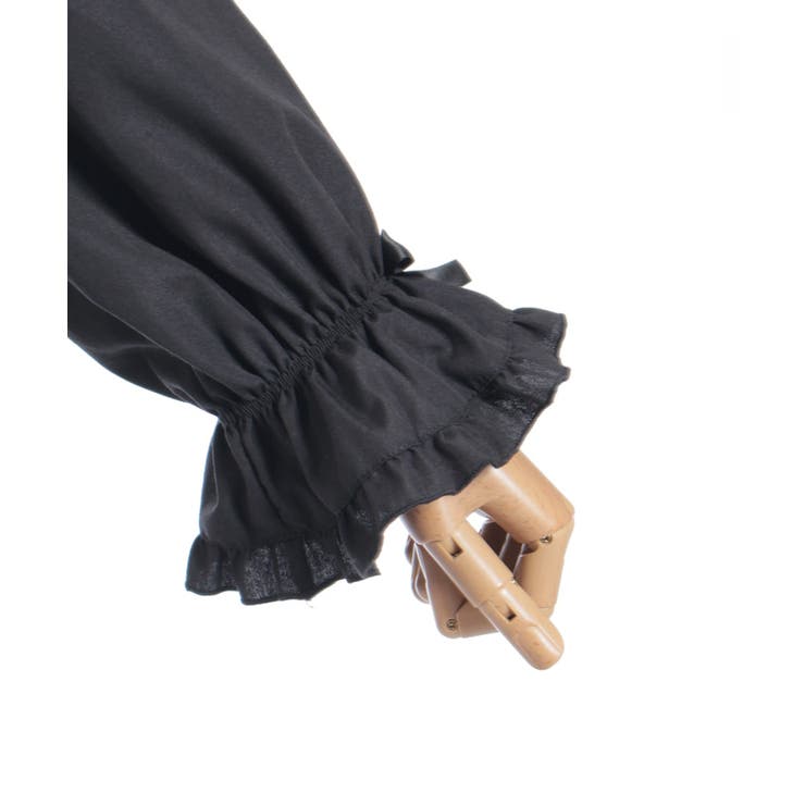 シャーリングフリル丸襟ブラウス | axes femme | 詳細画像10 