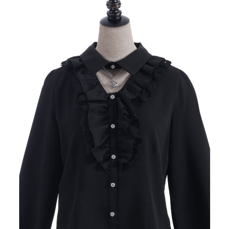 ハートチャームフリルブラウス | axes femme | 詳細画像10 