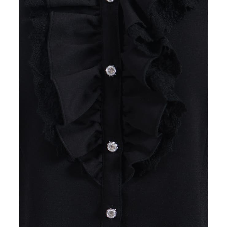 ハートチャームフリルブラウス | axes femme | 詳細画像12 