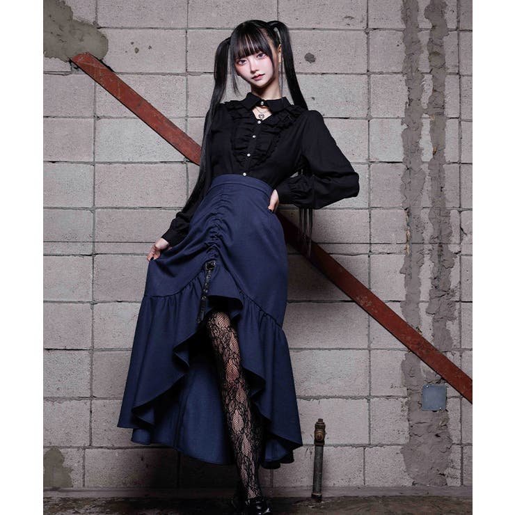 ハートチャームフリルブラウス | axes femme | 詳細画像6 