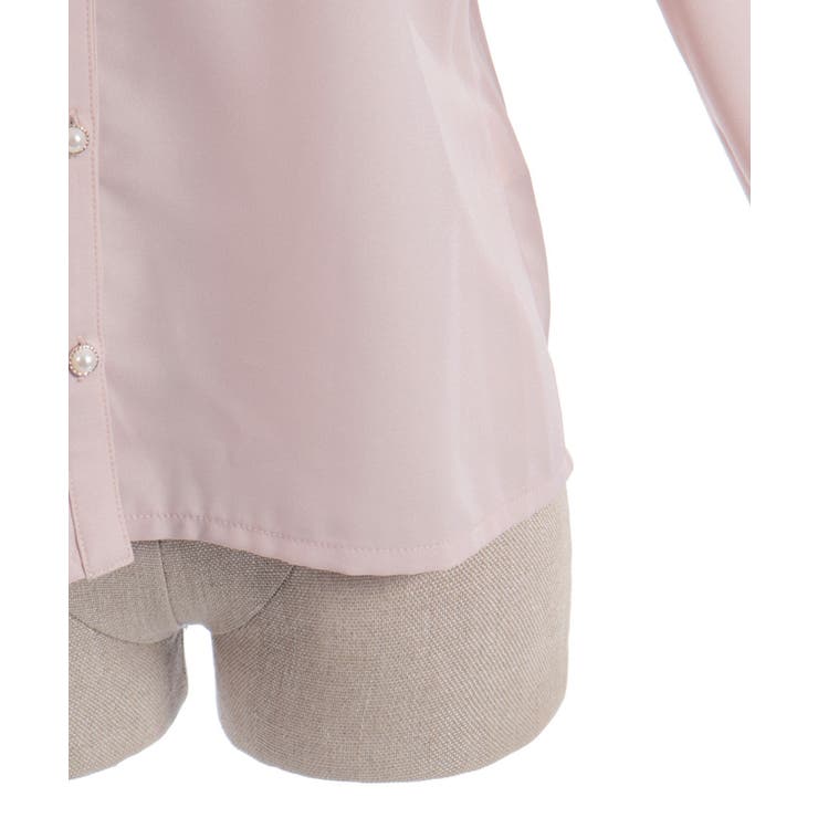 ブローチ付きヨークフリルブラウス | axes femme | 詳細画像17 