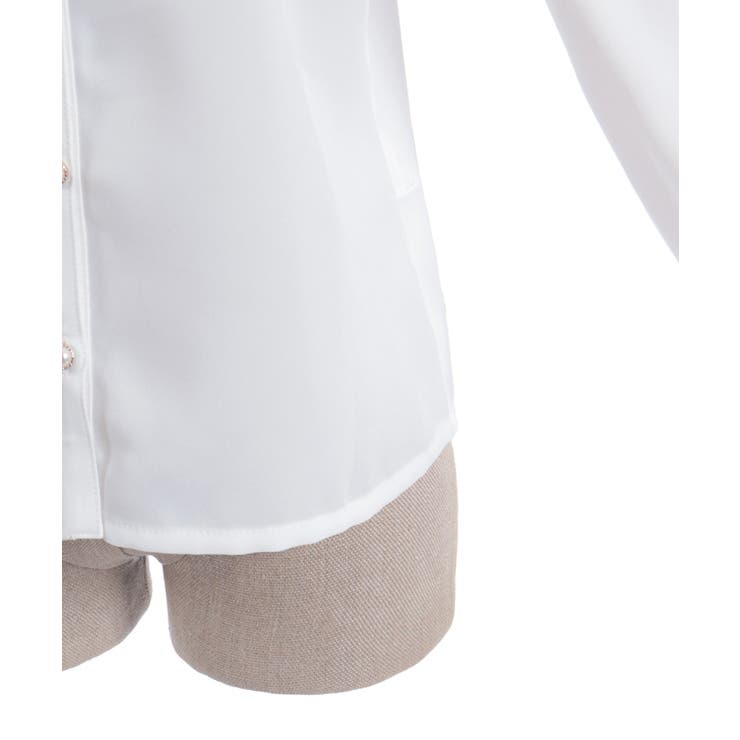 ブローチ付きヨークフリルブラウス | axes femme | 詳細画像25 