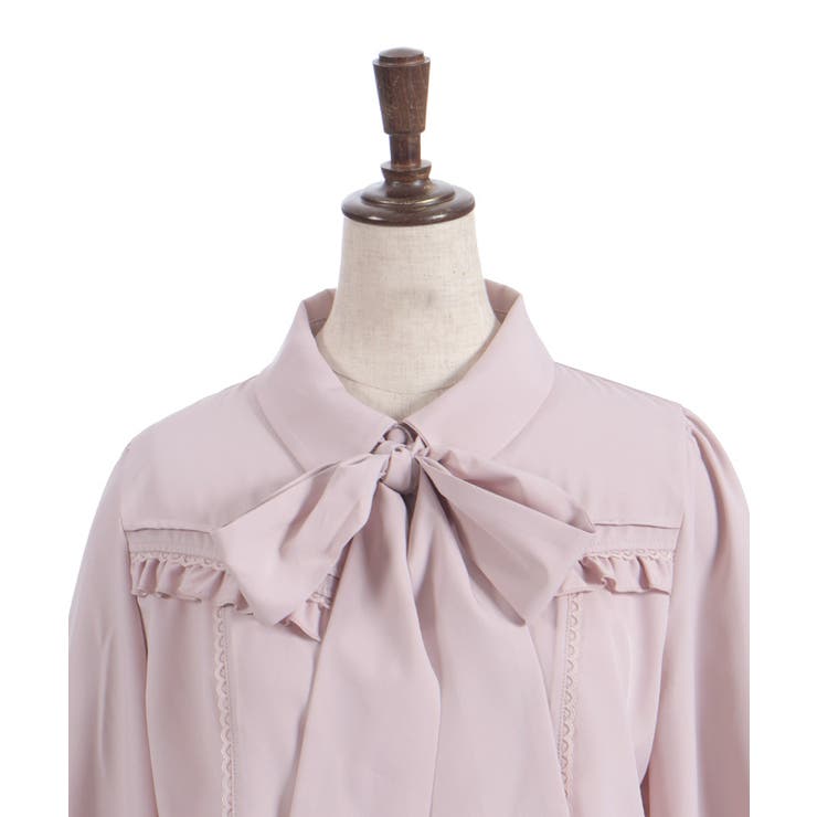 ボウタイリボン付きフリルブラウス | axes femme | 詳細画像17 