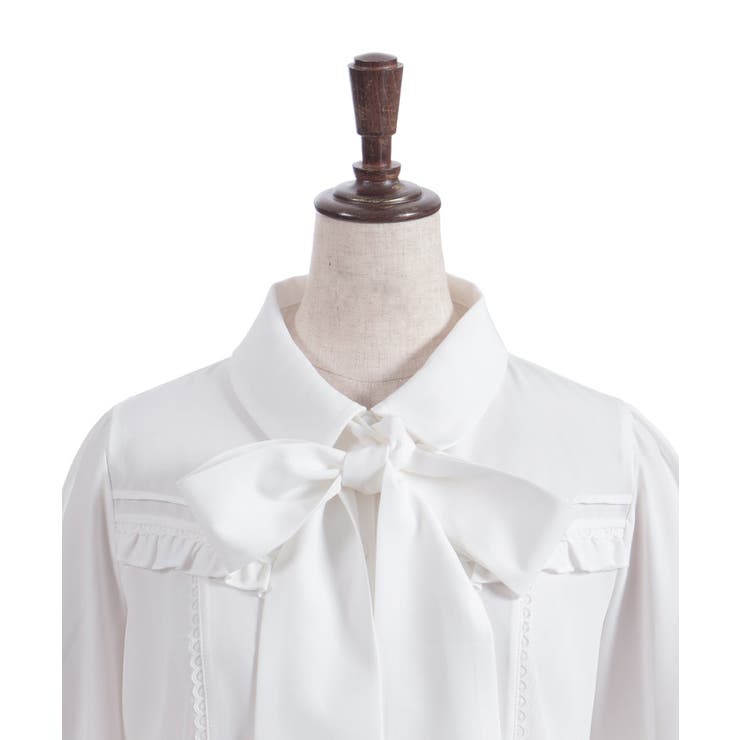 ボウタイリボン付きフリルブラウス | axes femme | 詳細画像26 