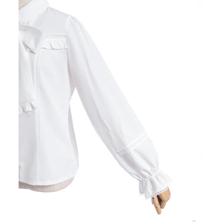 ボウタイリボン付きフリルブラウス | axes femme | 詳細画像29 