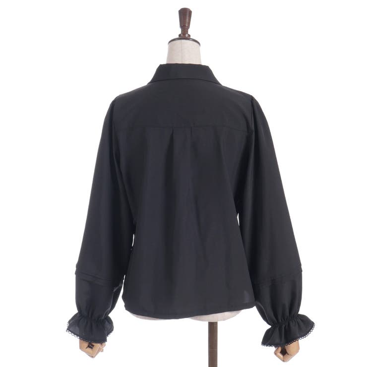 ボウタイリボン付きフリルブラウス | axes femme | 詳細画像8 