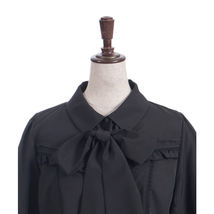 ボウタイリボン付きフリルブラウス | axes femme | 詳細画像9 