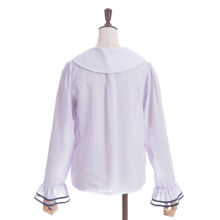 金木犀刺繍襟ブラウス | axes femme | 詳細画像14 