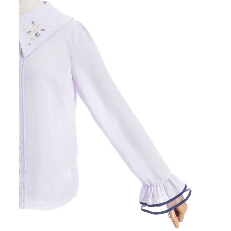 金木犀刺繍襟ブラウス | axes femme | 詳細画像20 