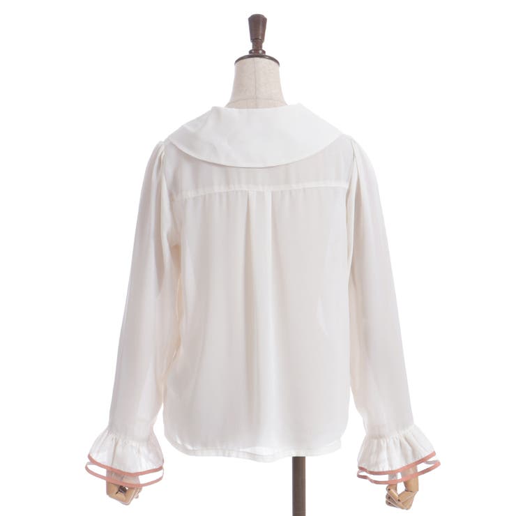 金木犀刺繍襟ブラウス | axes femme | 詳細画像23 