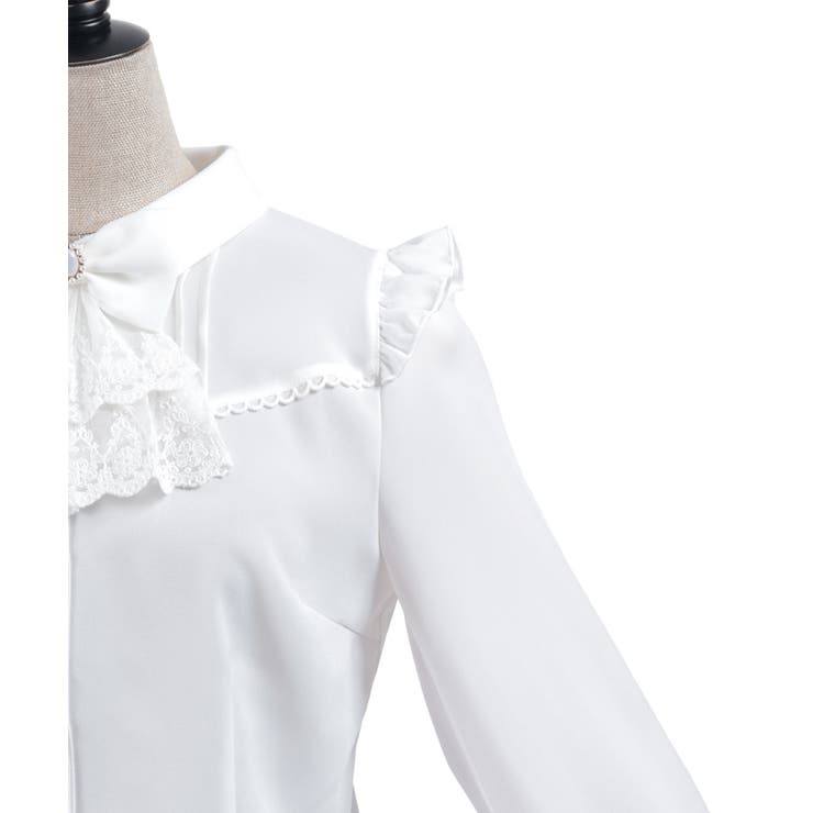 リボンジャボ付きブラウス | axes femme | 詳細画像14 