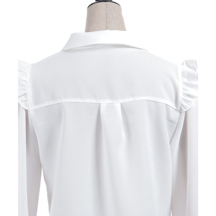 リボンジャボ付きブラウス | axes femme | 詳細画像15 