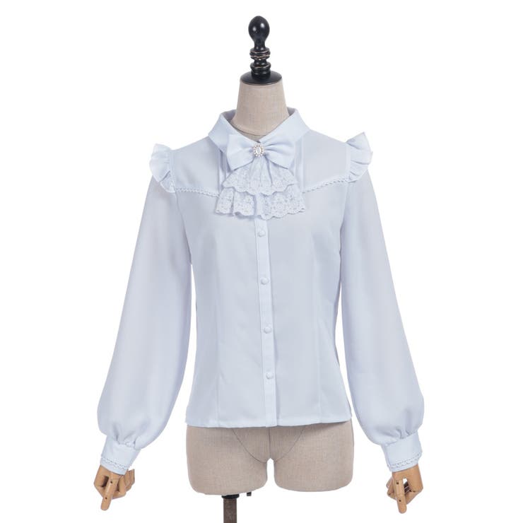 リボンジャボ付きブラウス | axes femme | 詳細画像16 