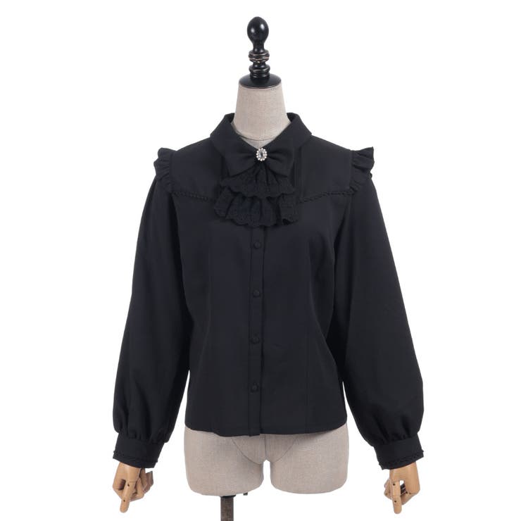 リボンジャボ付きブラウス | axes femme | 詳細画像23 