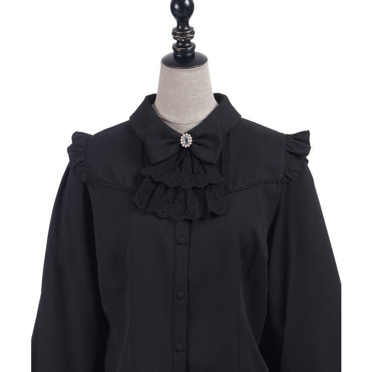 リボンジャボ付きブラウス | axes femme | 詳細画像26 