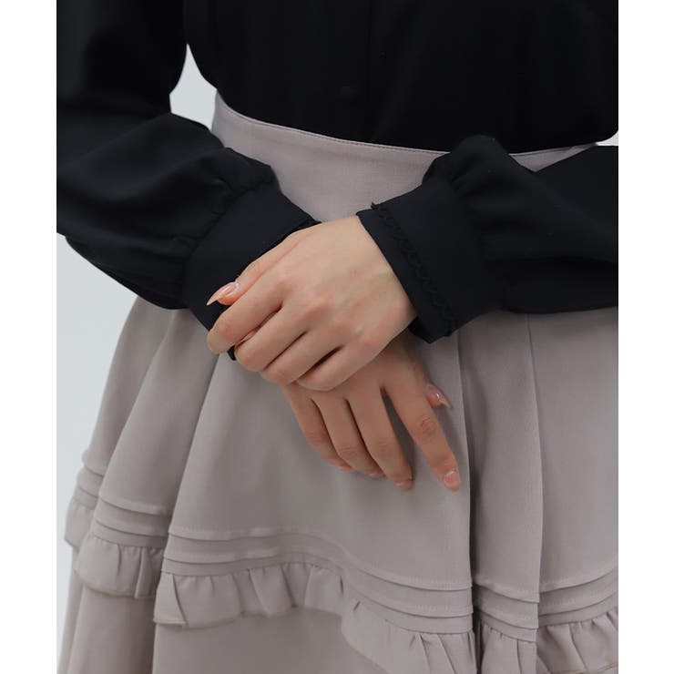 リボンジャボ付きブラウス | axes femme | 詳細画像5 