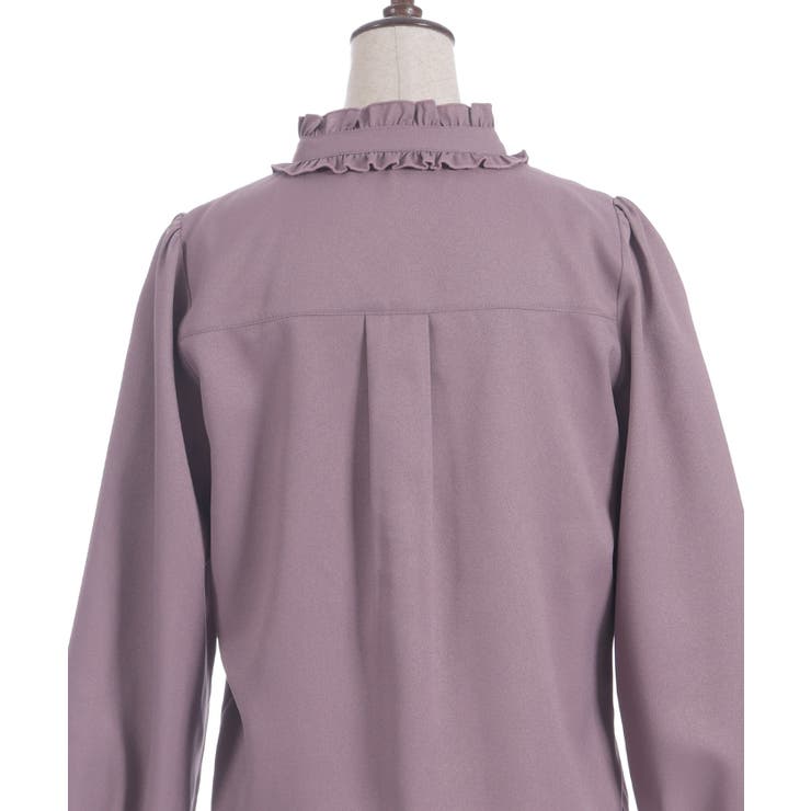 リボン×ジャボブローチ付ブラウス | axes femme | 詳細画像12 