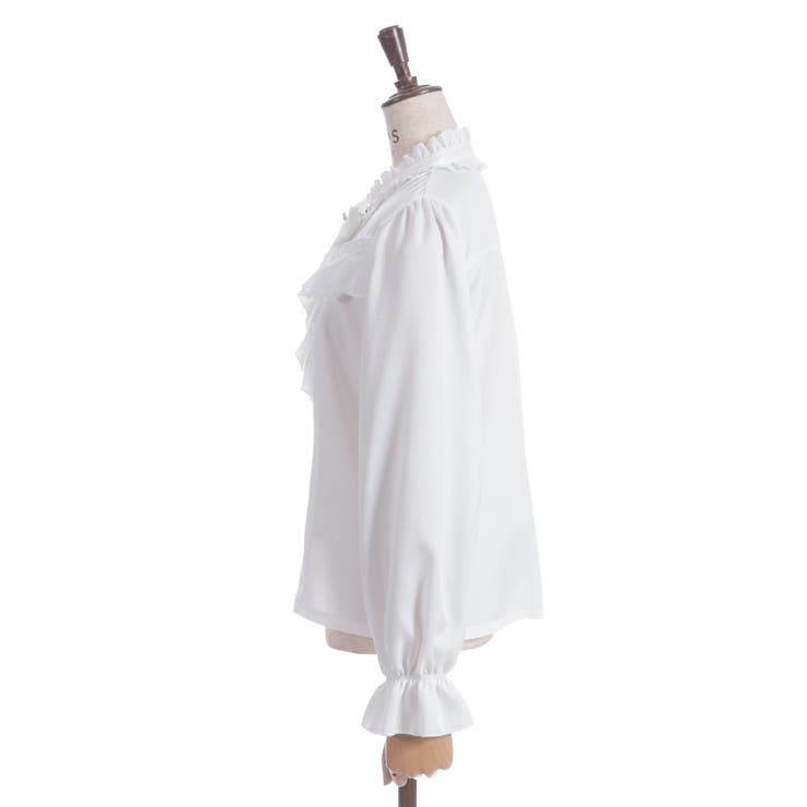 リボン×ジャボブローチ付ブラウス | axes femme | 詳細画像15 