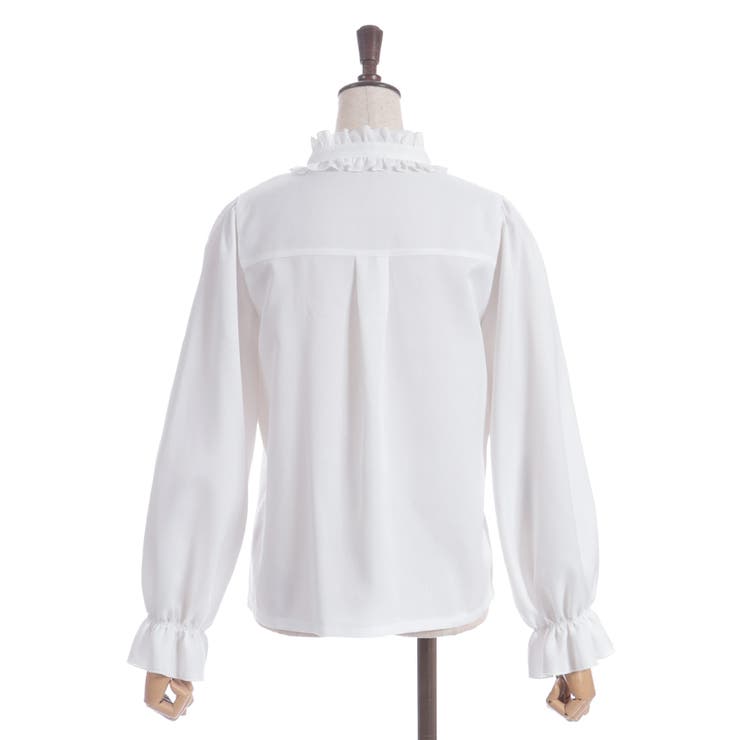 リボン×ジャボブローチ付ブラウス | axes femme | 詳細画像16 