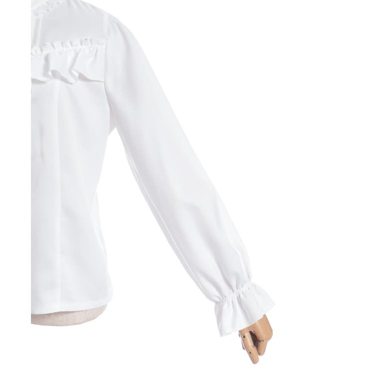 リボン×ジャボブローチ付ブラウス | axes femme | 詳細画像21 