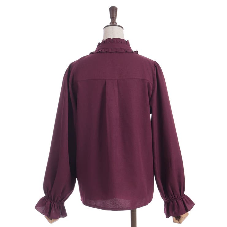 リボン×ジャボブローチ付ブラウス | axes femme | 詳細画像29 