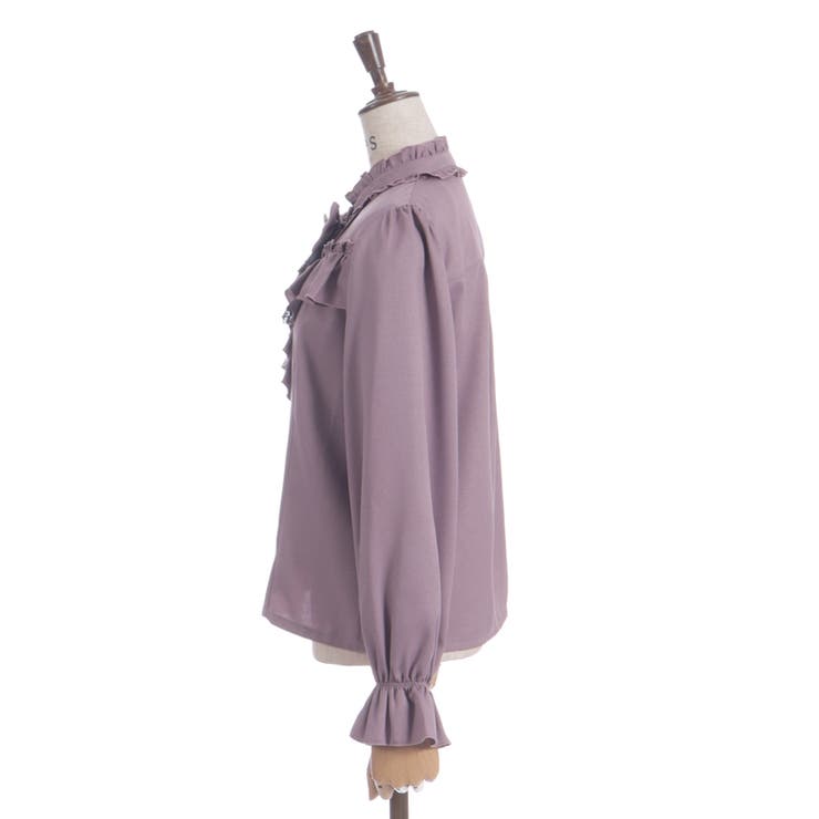 リボン×ジャボブローチ付ブラウス | axes femme | 詳細画像7 