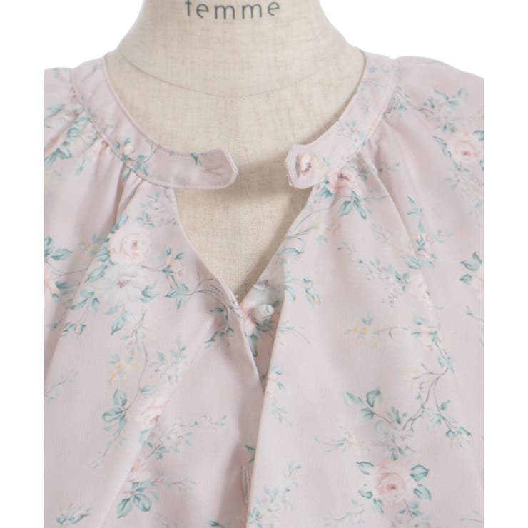 肩開きチョーカー風フリルブラウス | axes femme | 詳細画像23 