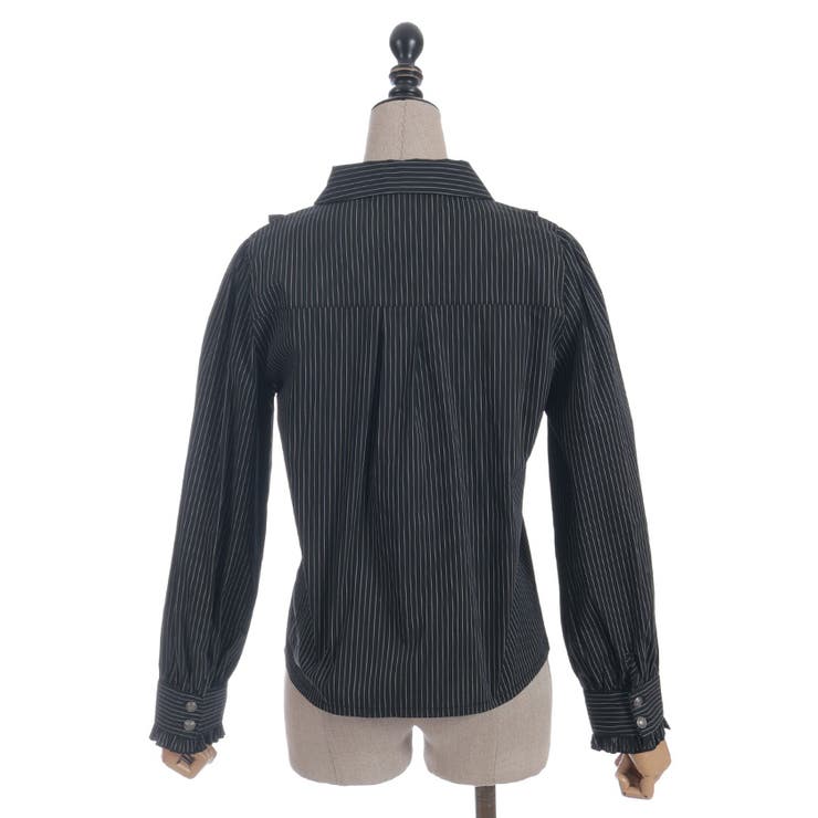 タイ付き襟金具デザインブラウス | axes femme | 詳細画像11 